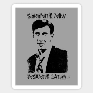 Serenity Now, Insanity Later Magnet